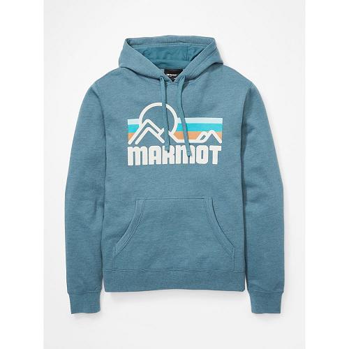 Marmot Coastal Hoody For Mens Blue Grey FQP348196